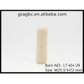 Alta calidad plástica redonda lápiz labial tubo L7-KH-29, taza tamaño 11.8/12.1/12.7mm, empaquetado cosmético, colores/la insignia de encargo